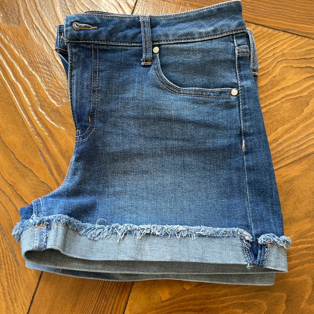 Celebrity Pink Blue Jean Shorts